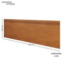 Ver imagem 3 de Painel Cabeceira Frisado Queen/King 109x270cm Polidoro