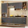 Cozinha Completa Multimóveis com 6 peças Sicília 5809 Argila/Grafite - 1