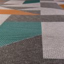 Ver imagem 3 de Tapete Sala Quarto Antiderrapante Geométrico Belga Domani:zirconia Marrom/2,00x2,50m