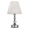 Abajur Cristal Vidro Toque Mesa Decoração para Sala Quarto com Cúpula Drapeada 35cm Ref. 334 - 1