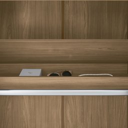 Guarda Roupa Casal 6 Portas Ripado Buriti com Pes Santos Andira - 8