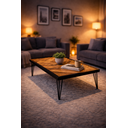 Ver imagem 3 de Mesa de Centro Estilo Industrial & Rústica