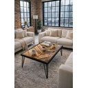 Ver imagem 2 de Mesa de Centro Estilo Industrial & Rústica