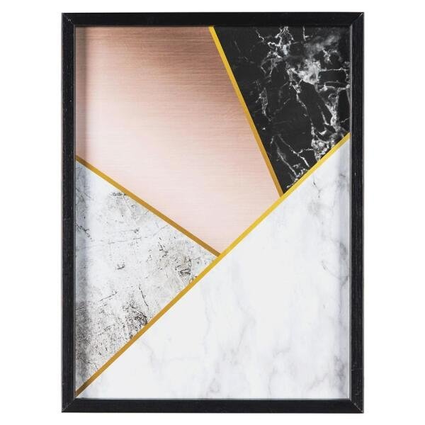 Quadro Decorativo Trio para Sala Quarto Escritório em Vidro com Moldura em MDF Good Vibes Only - 5
