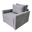 Ver imagem 7 de Poltrona Cama | Tecido Linho | 90cm | Granito