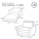 Ver imagem 6 de Poltrona | Cama Tecido Linho | Deva 06