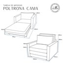 Ver imagem 6 de Poltrona | Cama Tecido Linho | Deva 06