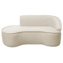 Ver imagem 3 de Kit Divã Recamier Orgânico Marrocos 160cm Lado Esquerdo e 2 Poltronas Amore Bouclé