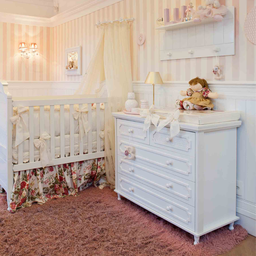 Cômoda para Quarto Infantil Branca com 5 Gavetas Linha Classic Branco Fosco Quater - 4