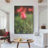 Quadro Floral Tulipa Decorativo 40X60Cm Slim Amadeirada H012 - 2
