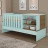 Berço 6 em 1, Berço, Cama, Escrivaninha, Mesa de Cabeceira e Nicho Prateleira Nobili Menta Amendoa - 2