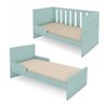 Berço 3 em 1 Que Vira Sofá Cama e Mini Cama Affetto Menta - 3