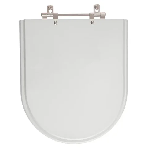 Assento Sanitario Poliester Montezzi Cinza Claro para vaso Belize