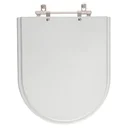 Ver imagem 1 de Assento Sanitario Poliester Montezzi Cinza Claro para vaso Belize