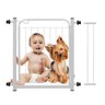 Grade Portão Pet Aramado Cachorro Criança Cães 68 a 83cm - Branco - 1