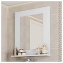 Ver imagem 1 de Painel Espelho Multifuncional Banheiro Branco Clean Caemmun