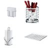 Kit Cozinha Bandeja + Suporte Guardanapo Talher Papel Toalha - 1