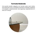 Ver mais imagens de Mesa Centro com Vidro Reflecta Fiori Cor Cinamomo
