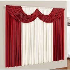 Cortina Paris 2 Metros - tam. 2,00 x 1,70 m- Vermelho com palha - 1
