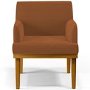 Ver imagem 6 de Kit 03 Poltronas Decorativa Para Sala De Estar E Recepção Beatriz W01 Bouclê Terracota - Lyam Decor