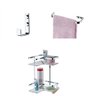 Kit Gancho + Toalheiro 22cm + Porta Shampoo Cantoneira - 1
