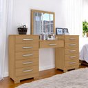 Ver imagem 1 de Conjunto para Quarto de Cômodas e Penteadeira Floratta Naturalle