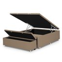 Ver imagem 1 de Cama Box Baú Casal com Recamier Flex 1,38x1,88 Bege