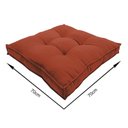 Ver imagem 4 de Almofada Futon Decoração 70x70 Cm Terracota