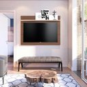 Ver imagem 7 de Painel Suspenso Tv 55 Pol 135 Cm Maia Nogueira Real Off White Colibri