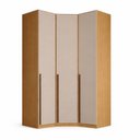 Ver imagem 4 de Guarda-roupa de Canto Oblíquo 3 Portas Mdf Trend Altezza