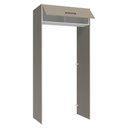 Ver imagem 7 de Porta-Geladeira 103 cm 1 Porta Basculante Crema/Branco/Crema Agata Madesa Crema/Branco/Crema