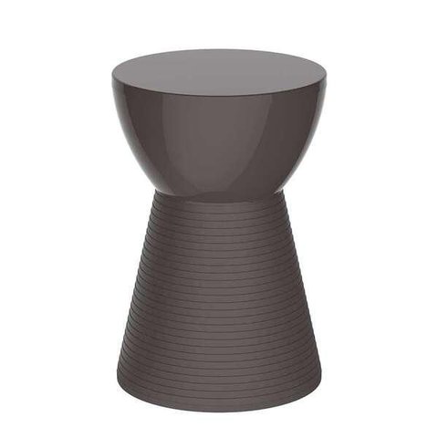 Banqueta Sili Im In Pp Cinza 44,4cm (altura)