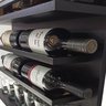 Adega de Vinho de Parede com Bar Sala - Barzinho Preto - 5