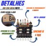 Adega de Vinho de Parede com Bar Sala - Barzinho Preto - 4