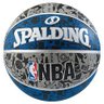 Bola de Basquete Spalding NBA Graffiti Cinza/azul + Kit Bomba - 2