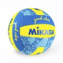 Ver imagem 2 de Bola de Vôlei de Quadra/praia Mikasa Good Vibes Azul/amarelo
