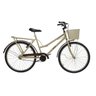Bicicleta aro 26 Retrô classic new bike moderna Bege - 1