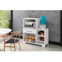 Ver imagem 3 de Balcao Microondas Cuba Branco Casa Moderna