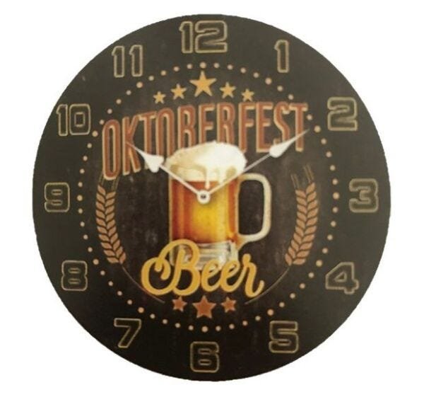 Relógio de Parede MDF para Churrasqueira Oktoberfest - 1
