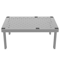 Organizador Para Armário Prateleira Empilhável Multiuso Chumbo - 1