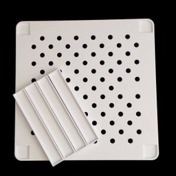 Organizador De Armário Prateleira Empilhável de Plástico Branca - 2 Organizador De Armário Prateleira Empilhável de Plástico Branca - 2