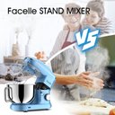 Ver imagem 6 de Facelle Stand Mixer 6 Velocidades, 6.5 Qt, 660w, Azul