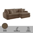 Ver imagem 5 de Sofá Cama 210 Cm Braço 15 Cm Retrátil e Reclinável Inova Meu Sofá Online
