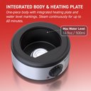 Ver imagem 4 de Elite Gourmet Vaporizador de Alimentos com 3 Níveis, 7,5 Litros, Inox, 400w