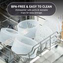 Ver imagem 6 de Elite Gourmet Vaporizador de Alimentos com 3 Níveis, 7,5 Litros, Inox, 400w