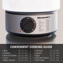 Ver imagem 7 de Elite Gourmet Vaporizador de Alimentos com 3 Níveis, 7,5 Litros, Inox, 400w