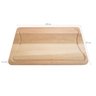Tábua De Madeira Para Churrasco Tábua De Cozinha 39x25cm - 3