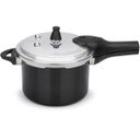 Ver imagem 1 de Panela de Pressão com Trava de Segurança 4,2L Preta Pequena Pressure Brinox