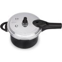 Ver imagem 2 de Panela de Pressão com Trava de Segurança 4,2L Preta Pequena Pressure Brinox
