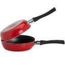 Ver imagem 1 de Omeleteira Frigideira Dupla Para Omelete Antiaderente Vermelha Brinox Garlic